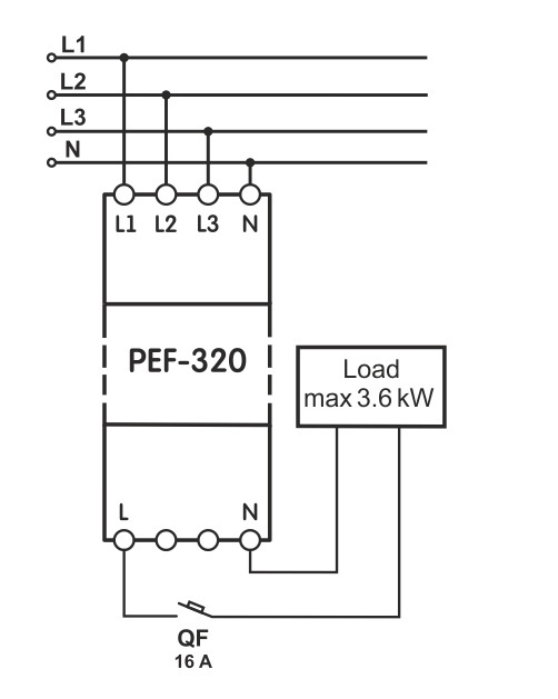 PEF-320 wiring